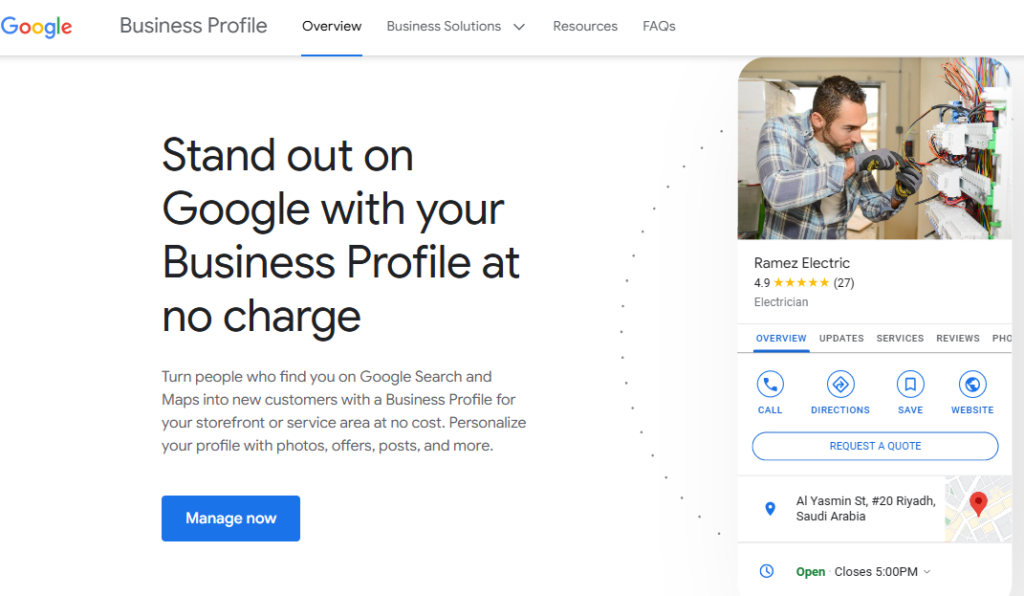 Google My Business Saudi Arabia