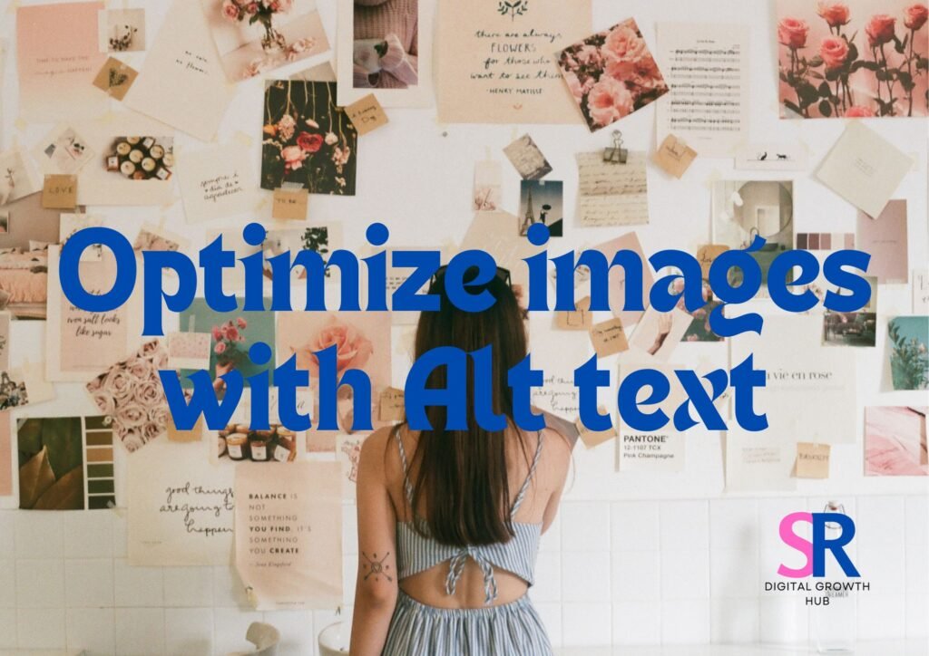 optimize images with alt text